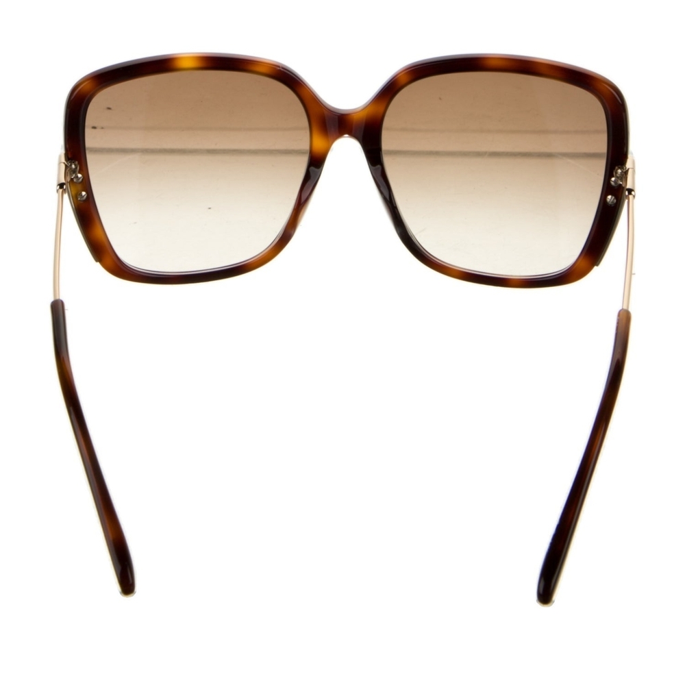 Chloe Brown Gradient Sunglasses - image 3